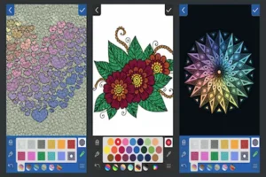 apps de mosaicos y mandalas
