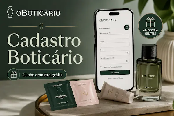 Como solicitar e retirar as amostras grátis do O Boticário