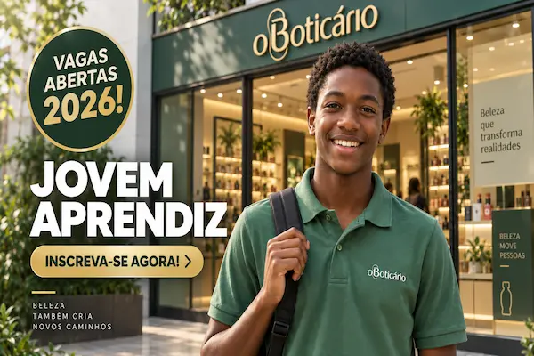 jovem aprendiz boticário